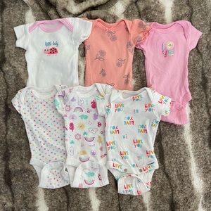 6 pack preemie bodysuits